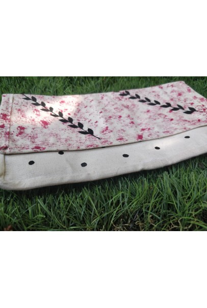 Handpainted Canvas pouch
